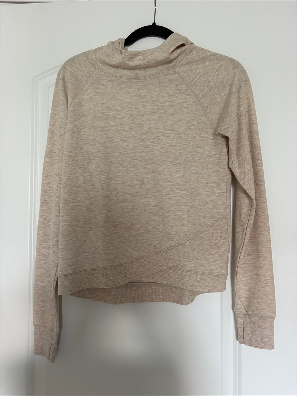 Danskin Now Women's Light Beige Hoodie Sweatshirt